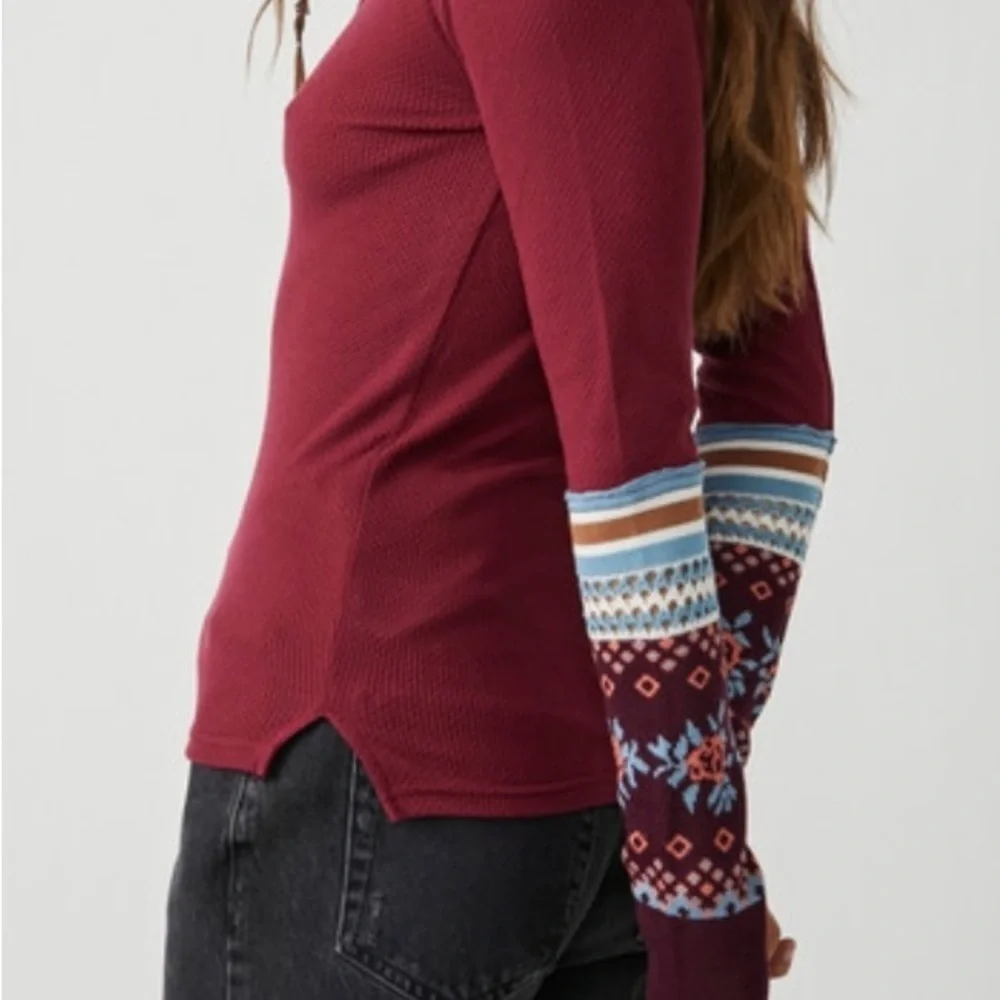 Free People We The Free Mikah Layering Cuff Top size M NWT